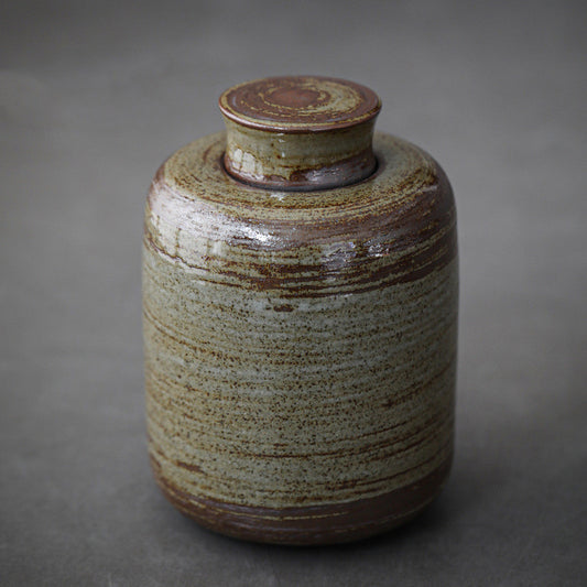 Kōyō Earth Ceramic Tea Caddy