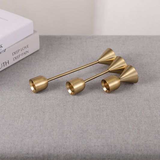 Solenne Copper Candle Set