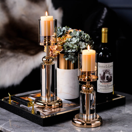 Imperial Crystal Christmas Candle Set